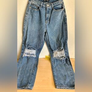 Prettylittlething mom denim jeans